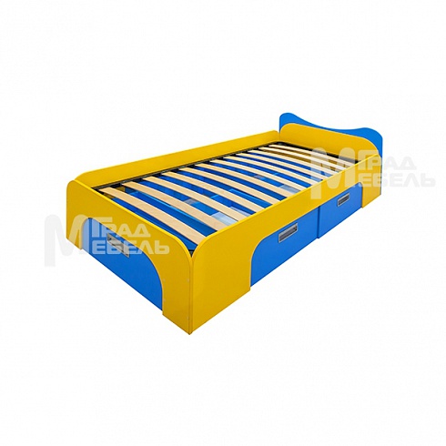 (Арт.304) Кровать в детскую комнату с нижними ящиками